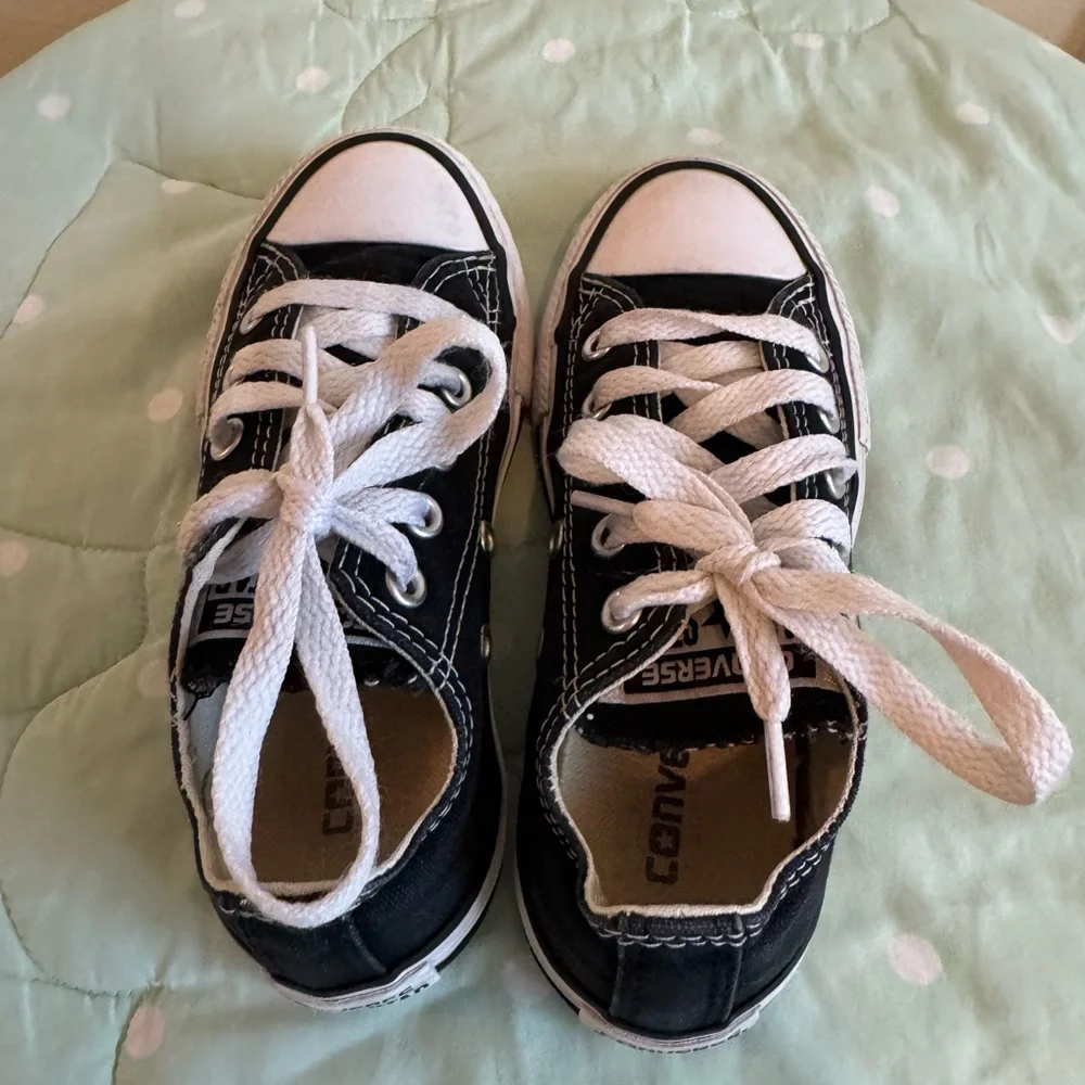 Converse Black and White Sneakers Toddler size 11